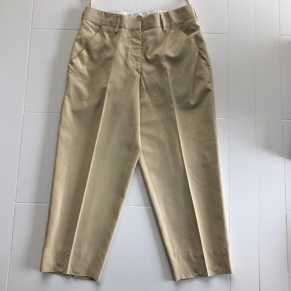 Amazing PRADA linen cropped pants